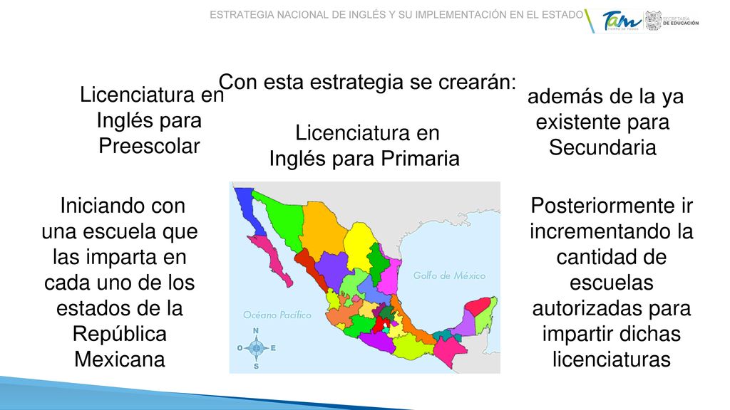 Con esta estrategia se crearán: Licenciatura en Inglés para Preescolar