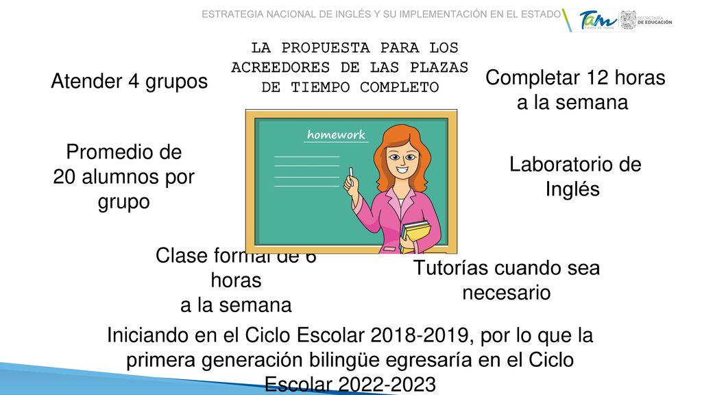 LA PROPUESTA PARA LOS ACREEDORES DE LAS PLAZAS DE TIEMPO COMPLETO
