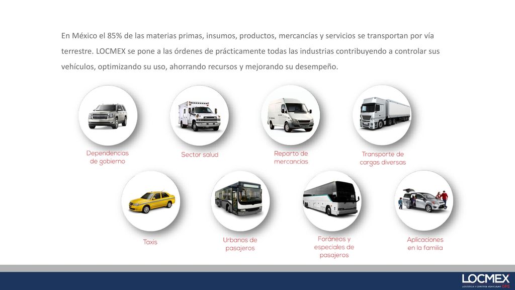 En México el 85% de las materias primas, insumos, productos, mercancías y servicios se transportan por vía terrestre.
