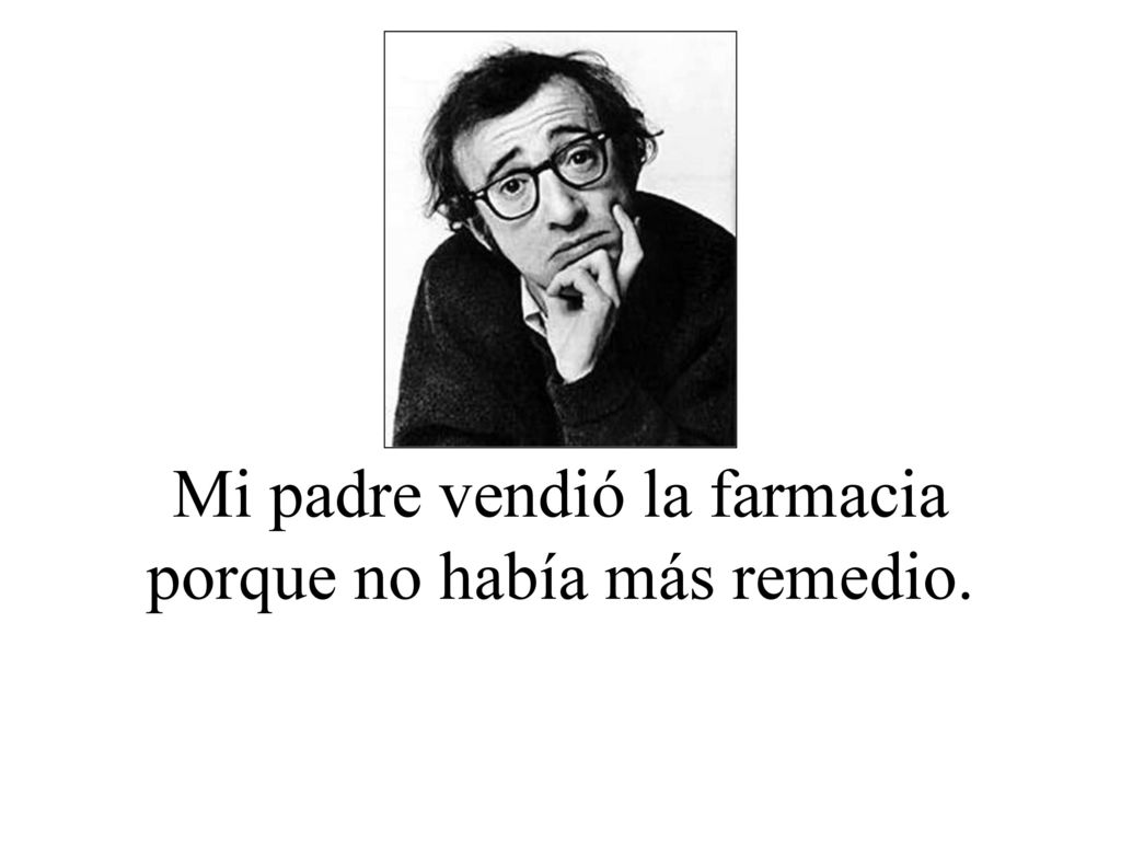 Mi padre vendió la farmacia porque no había más remedio.