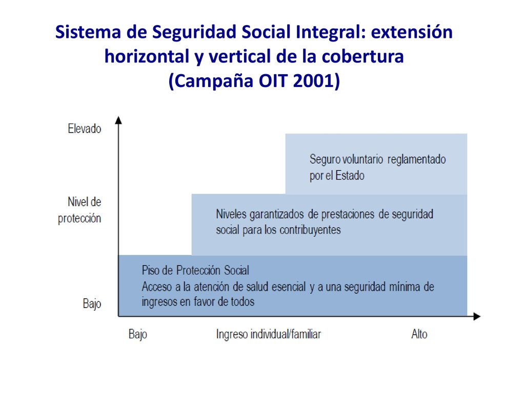 Sistema de Seguridad Social Integral: extensión horizontal y vertical de la cobertura (Campaña OIT 2001)
