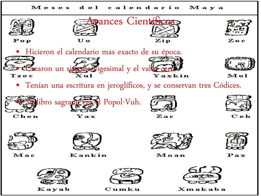Avances Científicos Hicieron el calendario mas exacto de su época.