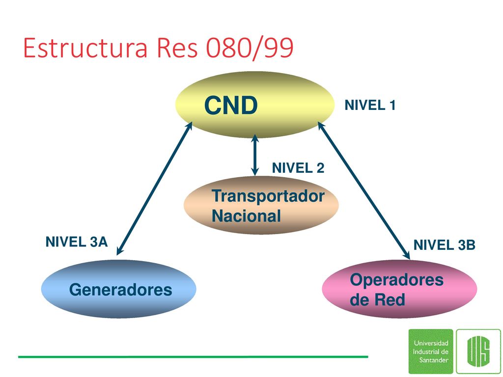 Estructura Res 080/99 CND Transportador Nacional Operadores