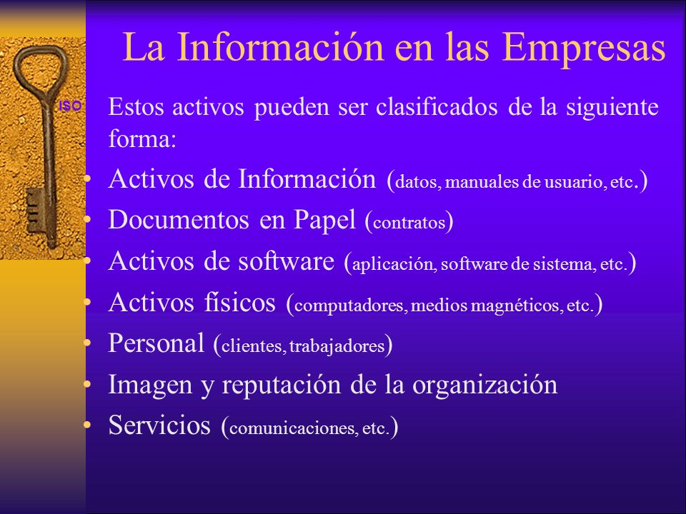 La Información en las Empresas