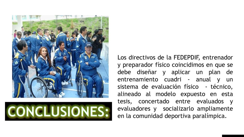 Que la investigación realizada en cada una de las deportistas y la aplicación del plan de enseñanza aprendizaje permitió alcanzar un buen nivel