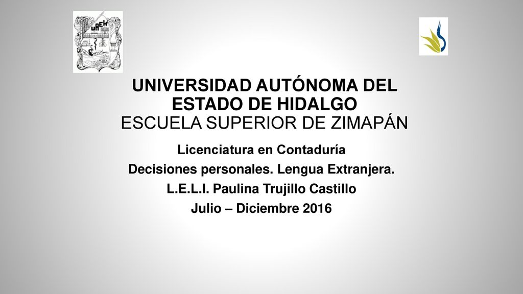 UNIVERSIDAD AUTÓNOMA DEL ESTADO DE HIDALGO ESCUELA SUPERIOR DE ZIMAPÁN