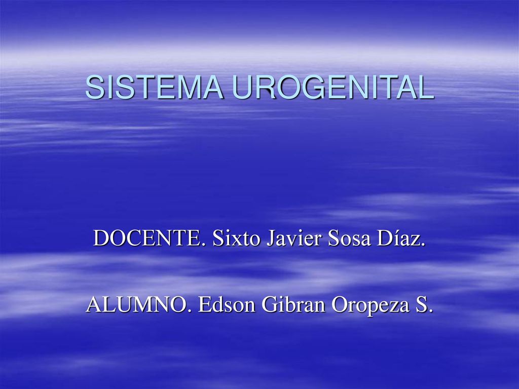 DOCENTE. Sixto Javier Sosa Díaz. ALUMNO. Edson Gibran Oropeza S.