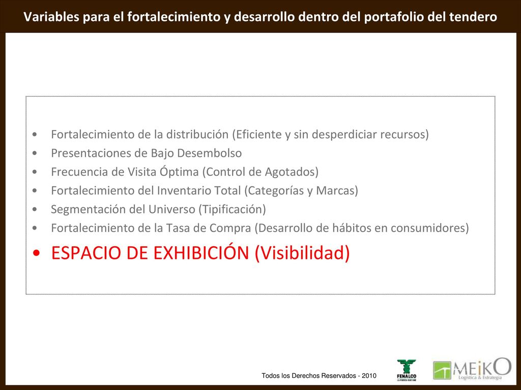 60 Categorías de Consumo Masivo – Los tenderos manejan 47 en promedio