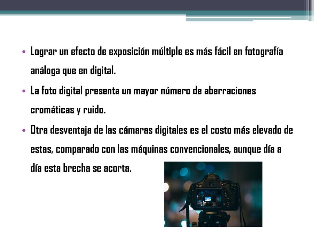 Lograr un efecto de exposición múltiple es más fácil en fotografía análoga que en digital.