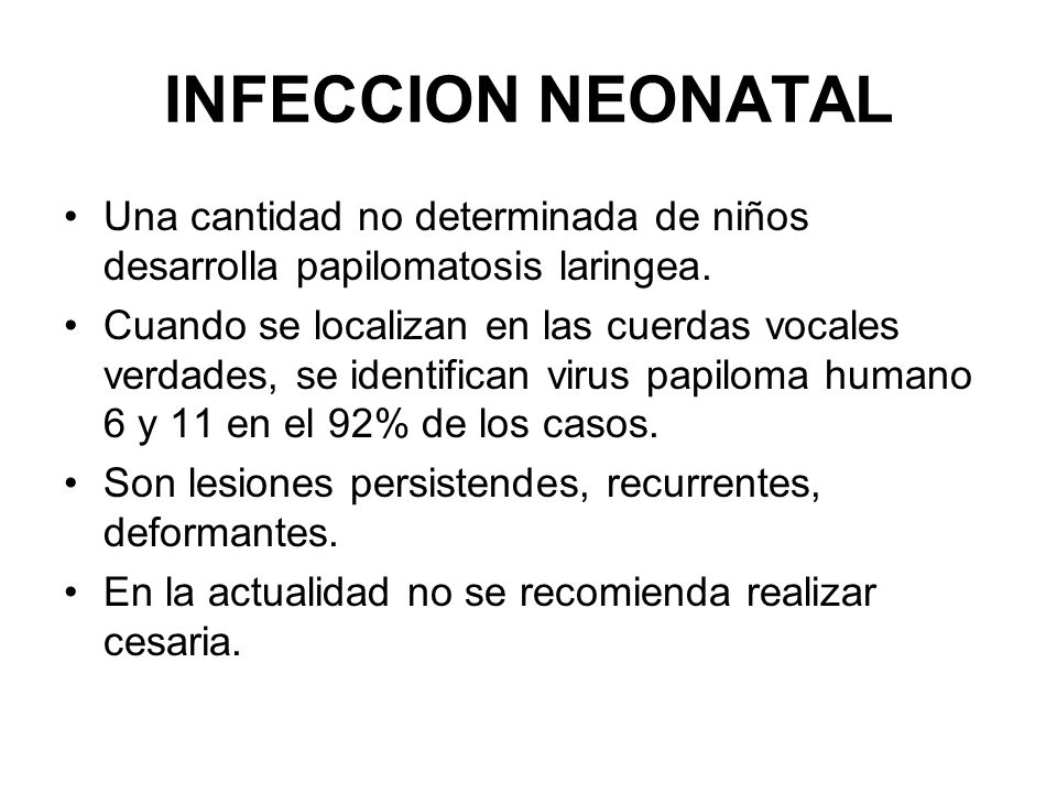 virus del papiloma neonatal sanatatea rinichilor