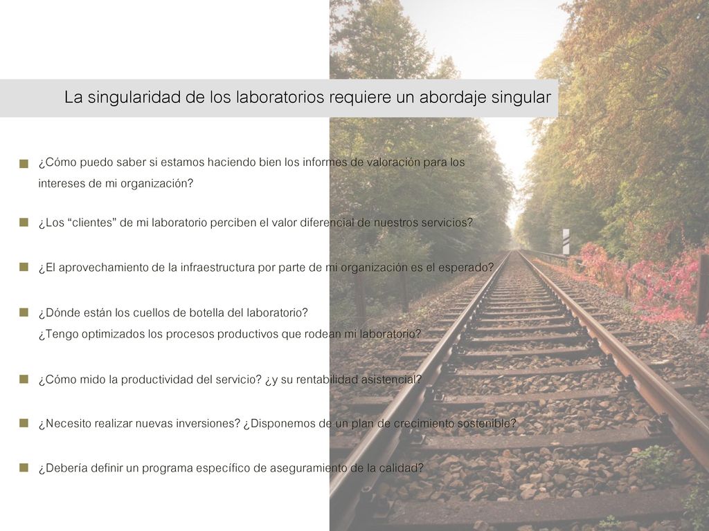 La singularidad de los laboratorios requiere un abordaje singular