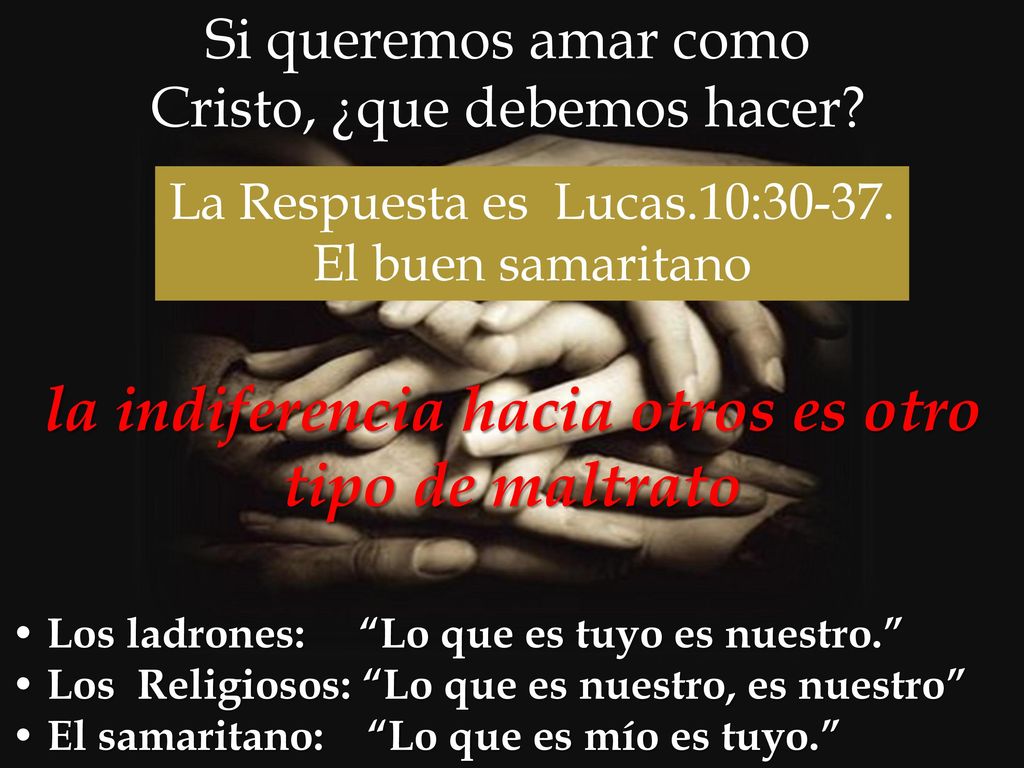 la indiferencia hacia otros es otro tipo de maltrato