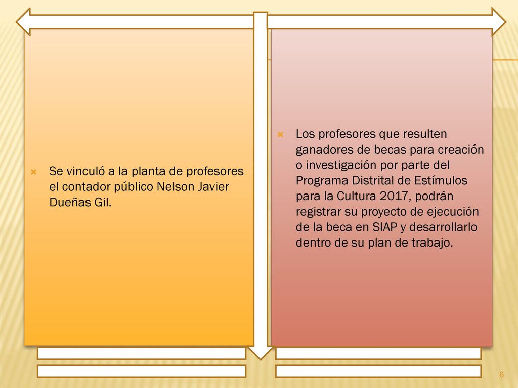 Se vinculó a la planta de profesores el contador público Nelson Javier Dueñas Gil.