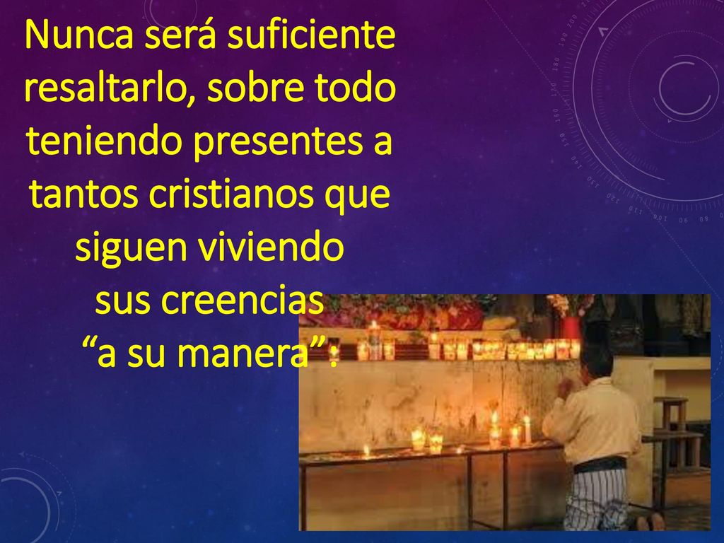 Nunca será suficiente resaltarlo, sobre todo teniendo presentes a tantos cristianos que siguen viviendo