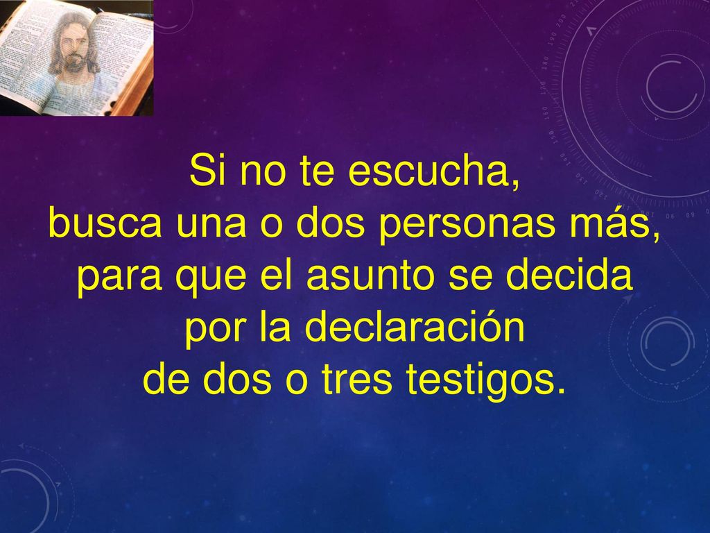 busca una o dos personas más, para que el asunto se decida