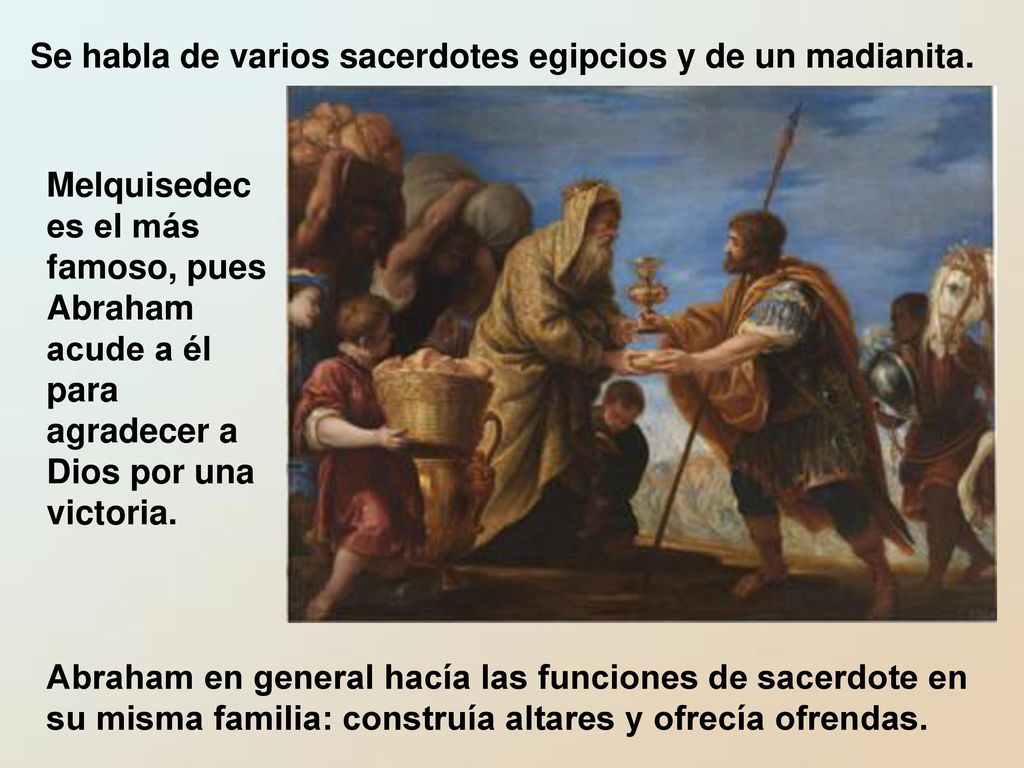 Se habla de varios sacerdotes egipcios y de un madianita.