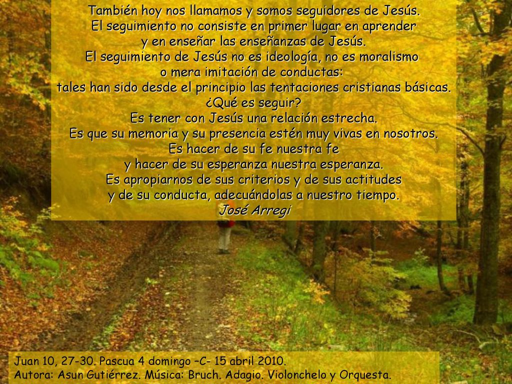 Es que su memoria y su presencia estén muy vivas en nosotros.