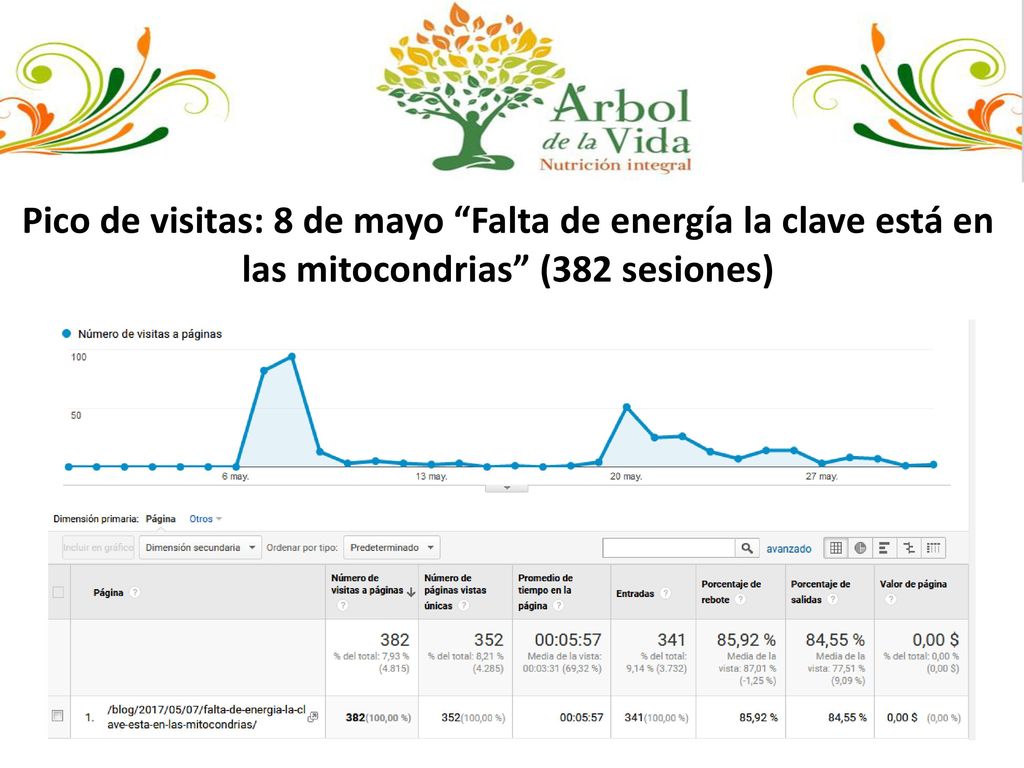 Pico de visitas: 8 de mayo Falta de energía la clave está en las mitocondrias (382 sesiones)