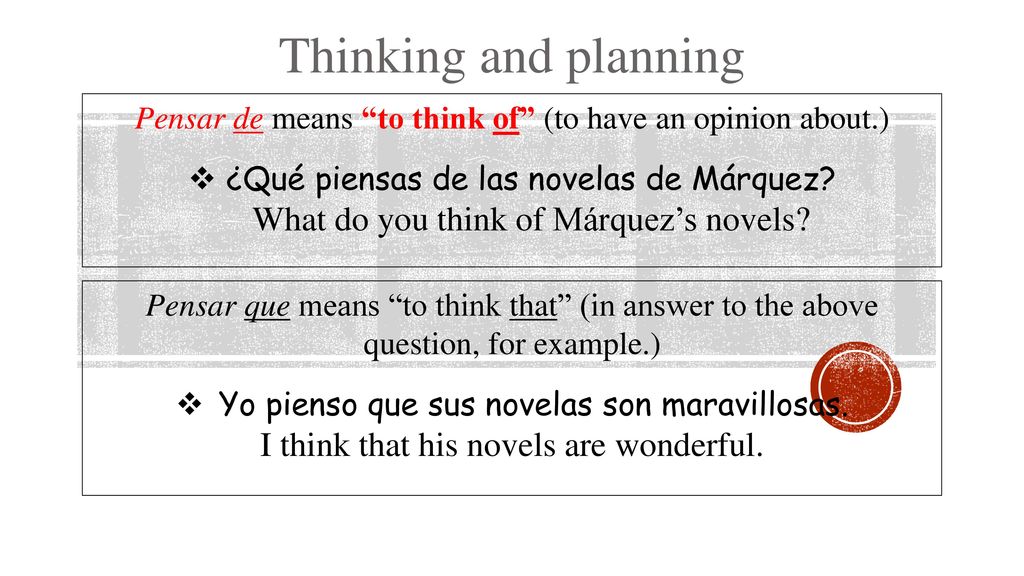 Thinking and planning I think that his novels are wonderful.