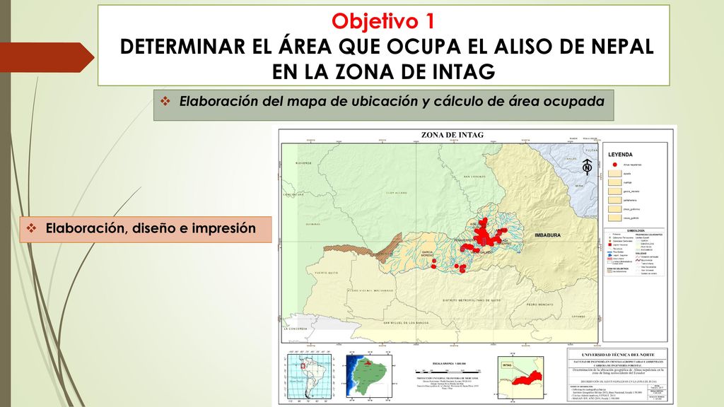 DETERMINAR EL ÁREA QUE OCUPA EL ALISO DE NEPAL EN LA ZONA DE INTAG