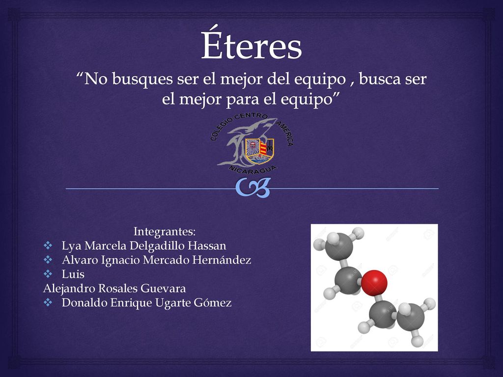 Éteres No busques ser el mejor del equipo , busca ser el mejor para el equipo