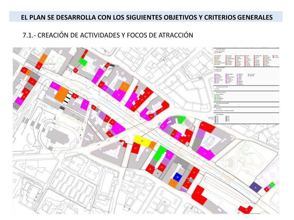EL PLAN SE DESARROLLA CON LOS SIGUIENTES OBJETIVOS Y CRITERIOS GENERALES
