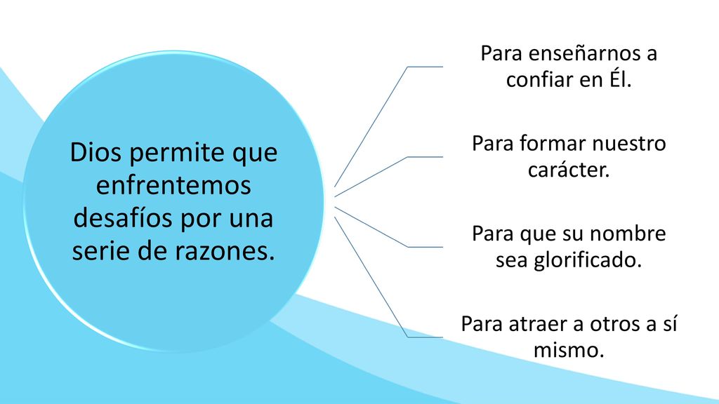 Dios permite que enfrentemos desafíos por una serie de razones.