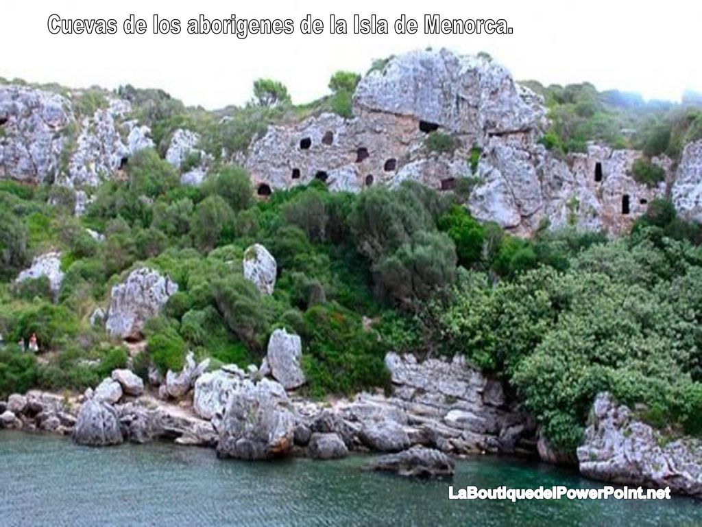 Cuevas de los aborigenes de la Isla de Menorca.