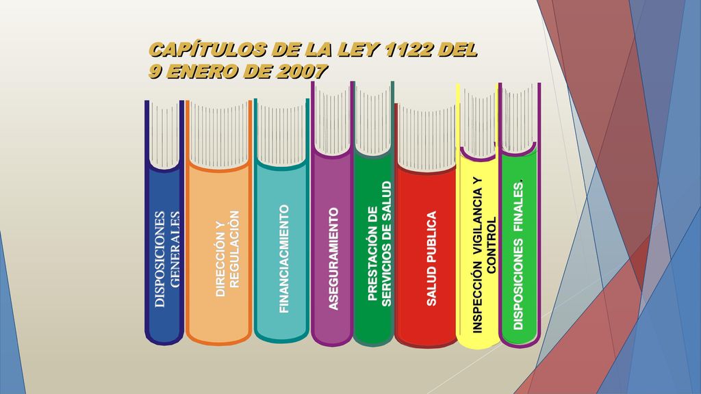 CAPÍTULOS DE LA LEY 1122 DEL 9 ENERO DE 2007