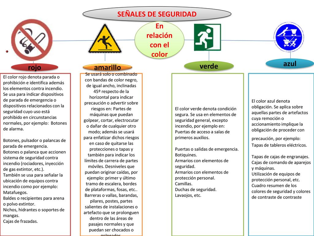 En relación con el color