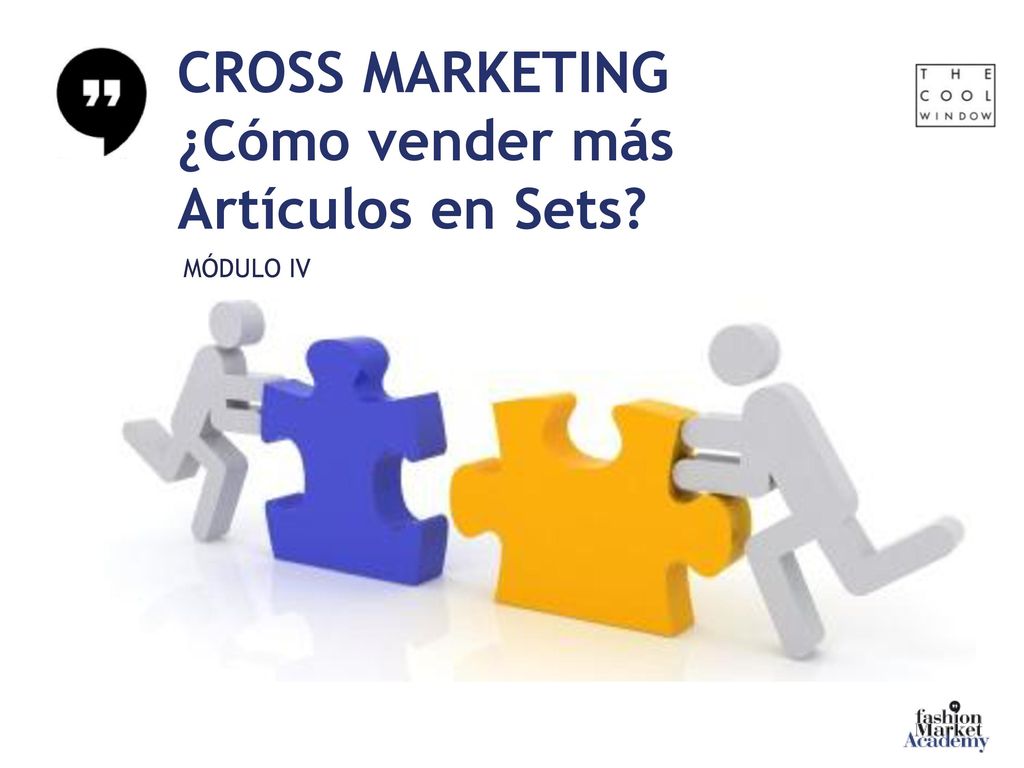 CROSS MARKETING ¿Cómo vender más Artículos en Sets