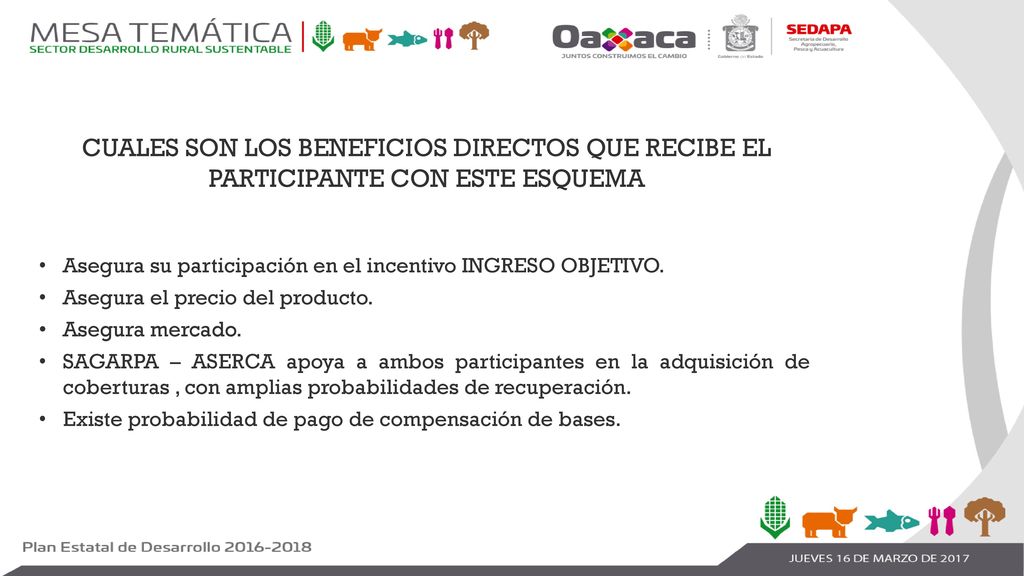 CUALES SON LOS BENEFICIOS DIRECTOS QUE RECIBE EL PARTICIPANTE CON ESTE ESQUEMA