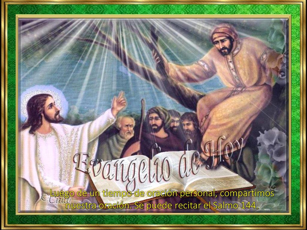 Luego de un tiempo de oración personal, compartimos nuestra oración