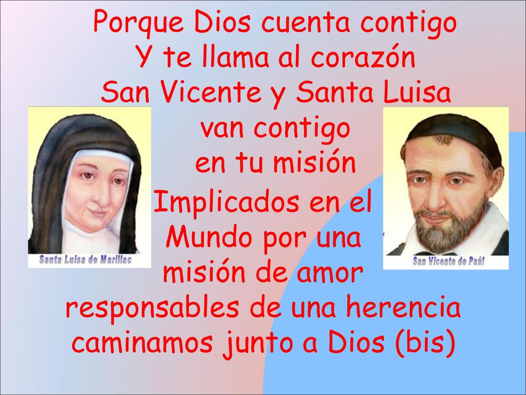 Porque Dios cuenta contigo Y te llama al corazón