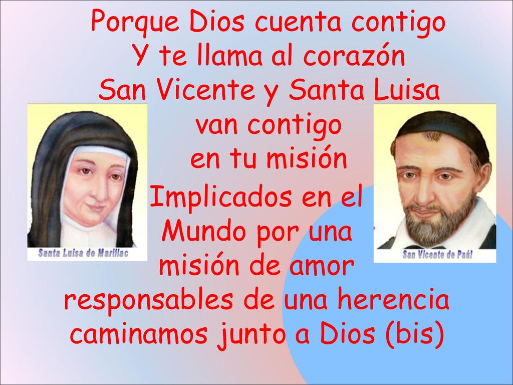 Porque Dios cuenta contigo Y te llama al corazón