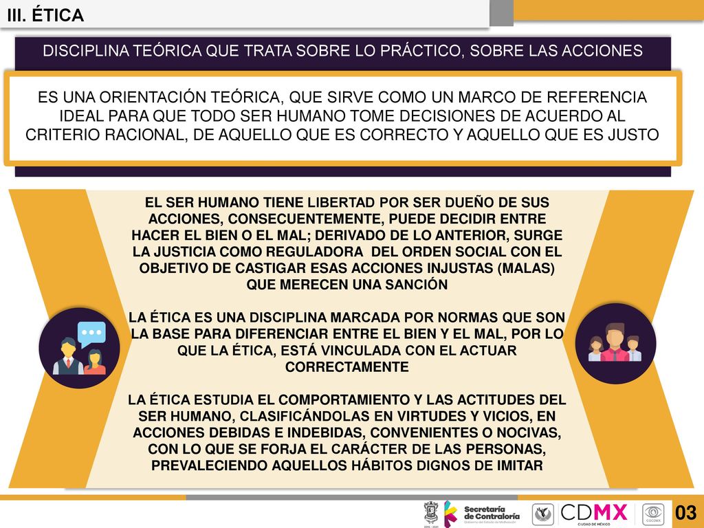 DISCIPLINA TEÓRICA QUE TRATA SOBRE LO PRÁCTICO, SOBRE LAS ACCIONES