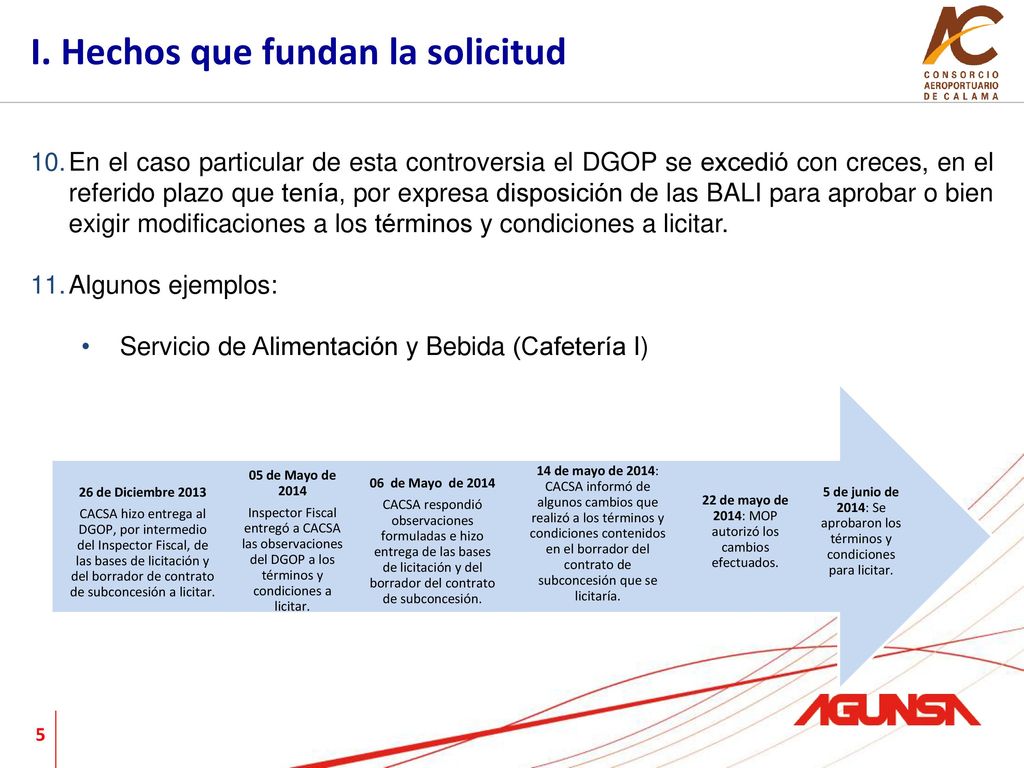22 de mayo de 2014: MOP autorizó los cambios efectuados.