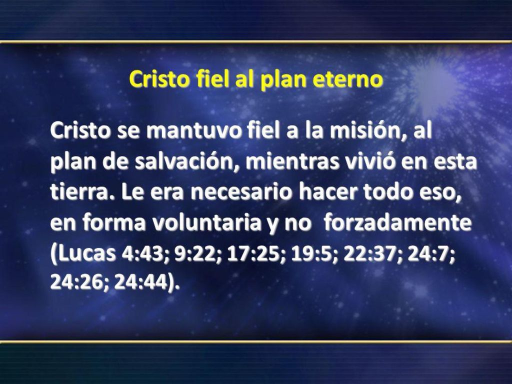 Para Jesús era una necesidad hacer la obra del que le envió, ósea su Padre. Juan.9:4.
