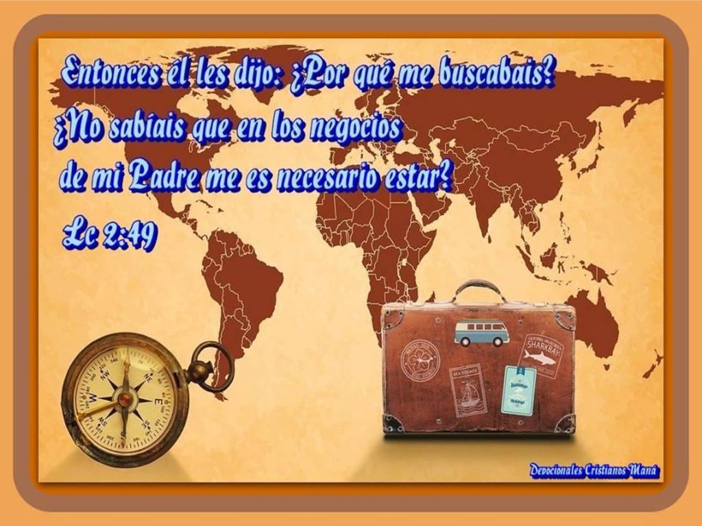 Para Jesús le era una necesidad estar en los negocios de su Padre