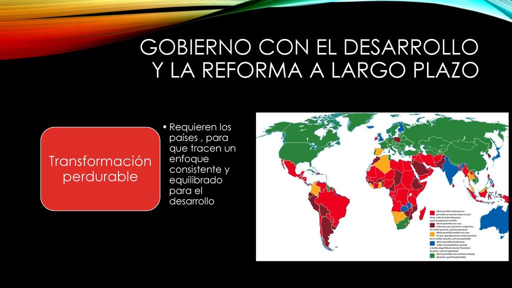 Gobierno con el desarrollo y la reforma a largo plazo