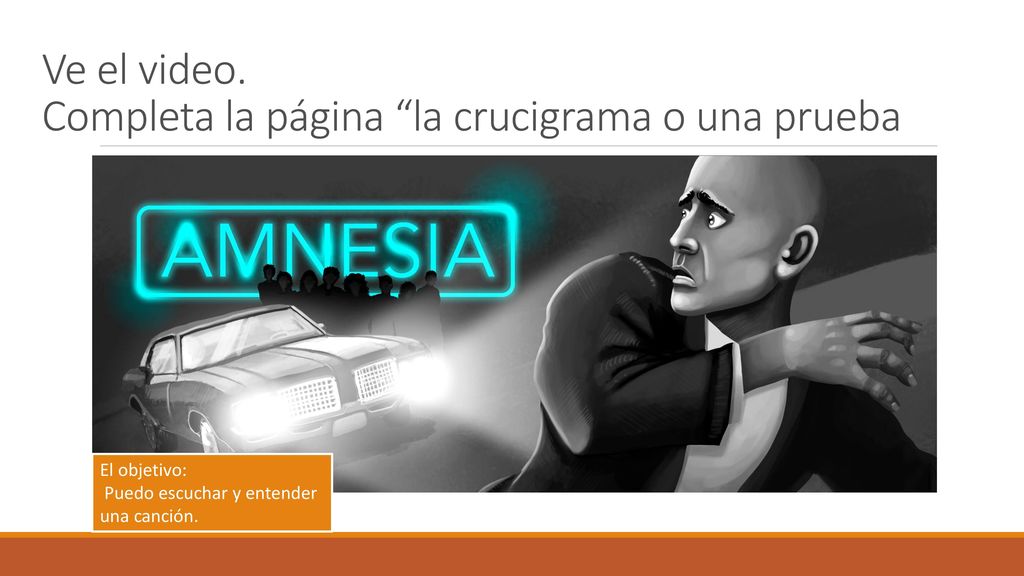 Ve el video. Completa la página la crucigrama o una prueba