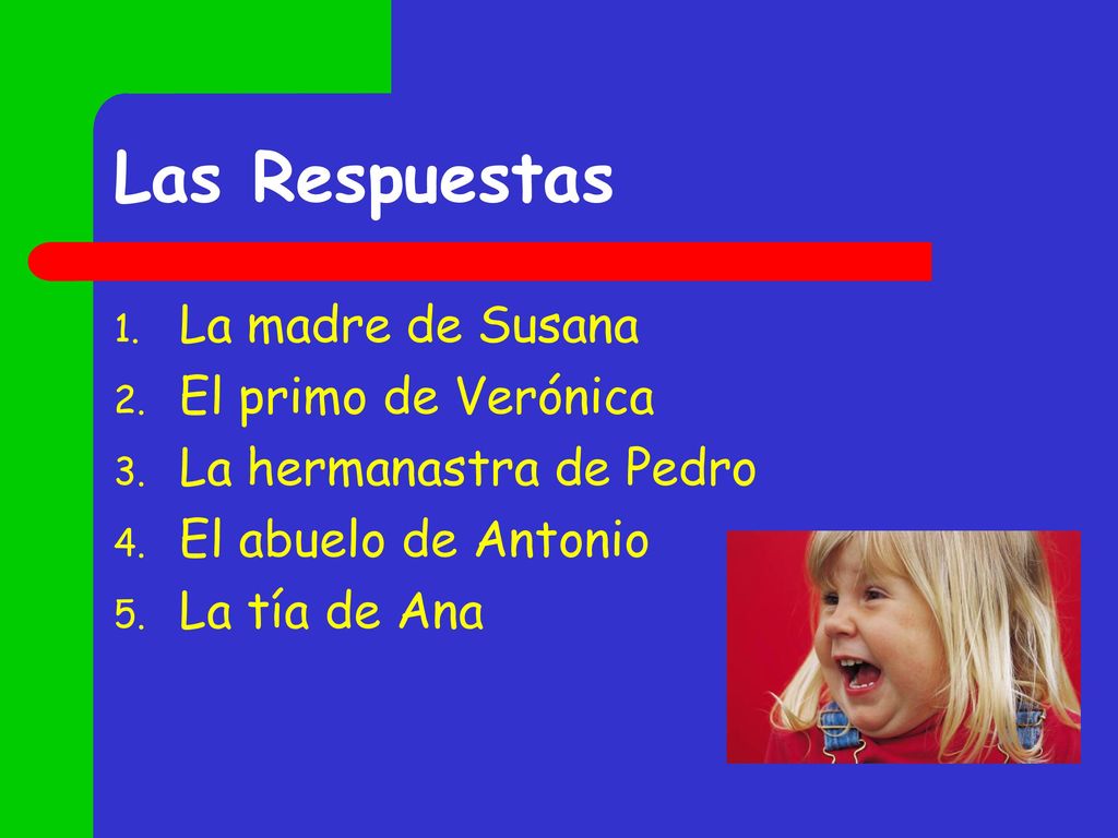 Las Respuestas La madre de Susana El primo de Verónica