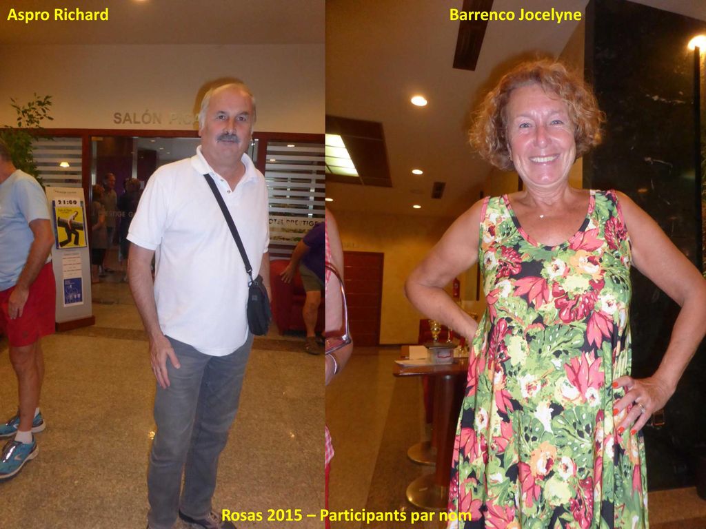 Aspro Richard Barrenco Jocelyne Rosas 2015 – Participants par nom