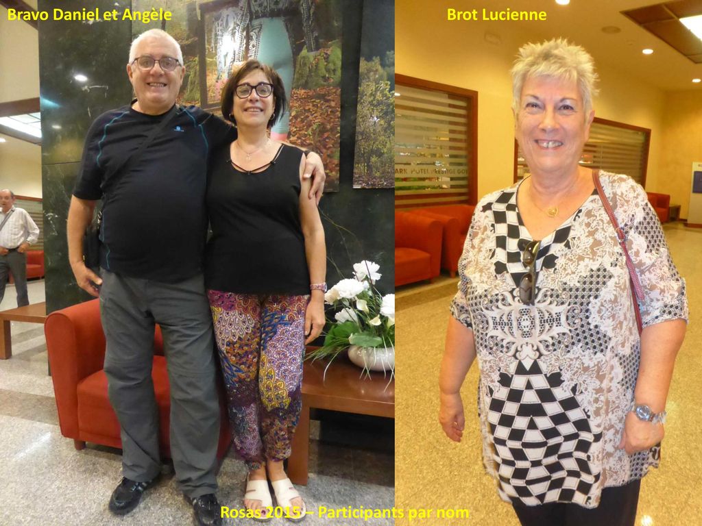 Bravo Daniel et Angèle Brot Lucienne Rosas 2015 – Participants par nom