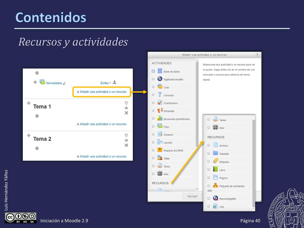 Contenidos Etiquetas Por accesibilidad, describe siempre las imágenes
