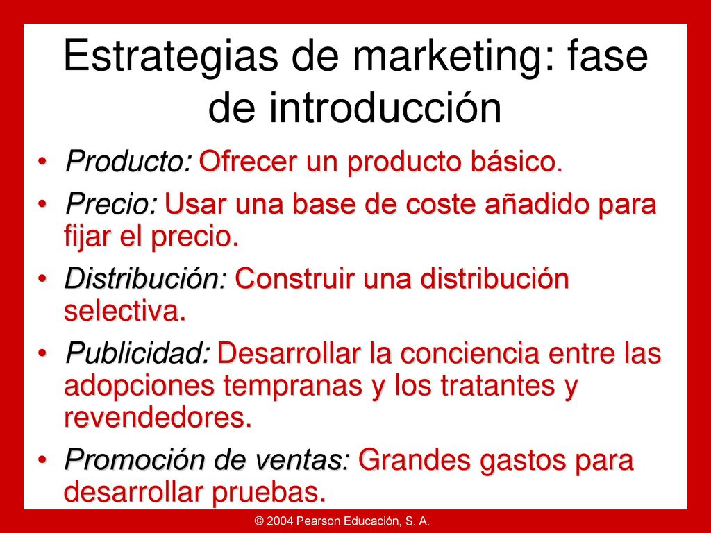 Estrategias de ciclo de vida del producto
