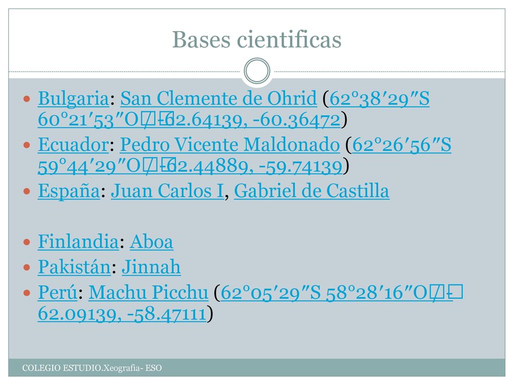 Bases cientificas Bulgaria: San Clemente de Ohrid (62°38′29″S 60°21′53″O﻿ / ﻿ , )