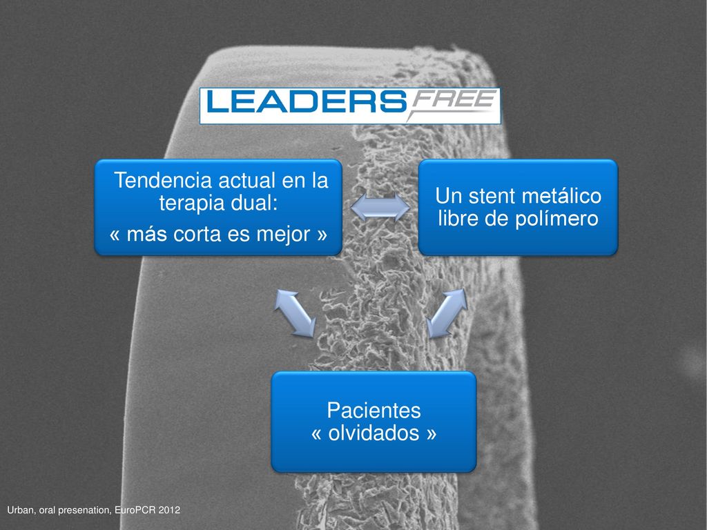 Pacientes « olvidados » Un stent metálico libre de polímero
