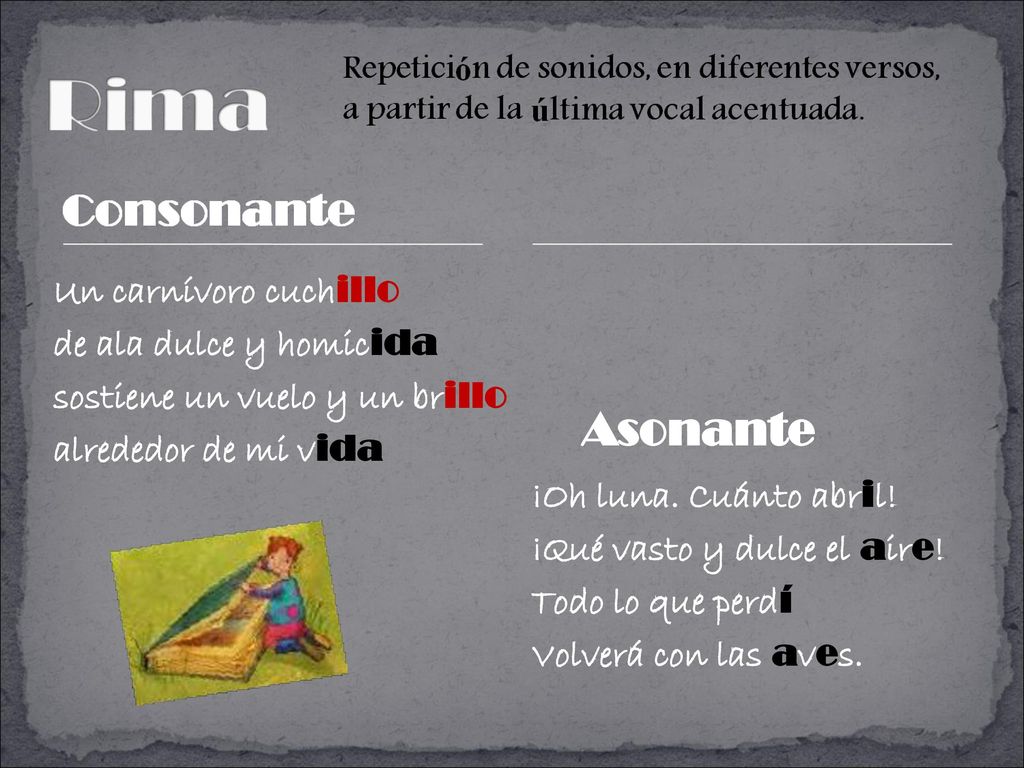 Asonante Un carnívoro cuchillo de ala dulce y homicida