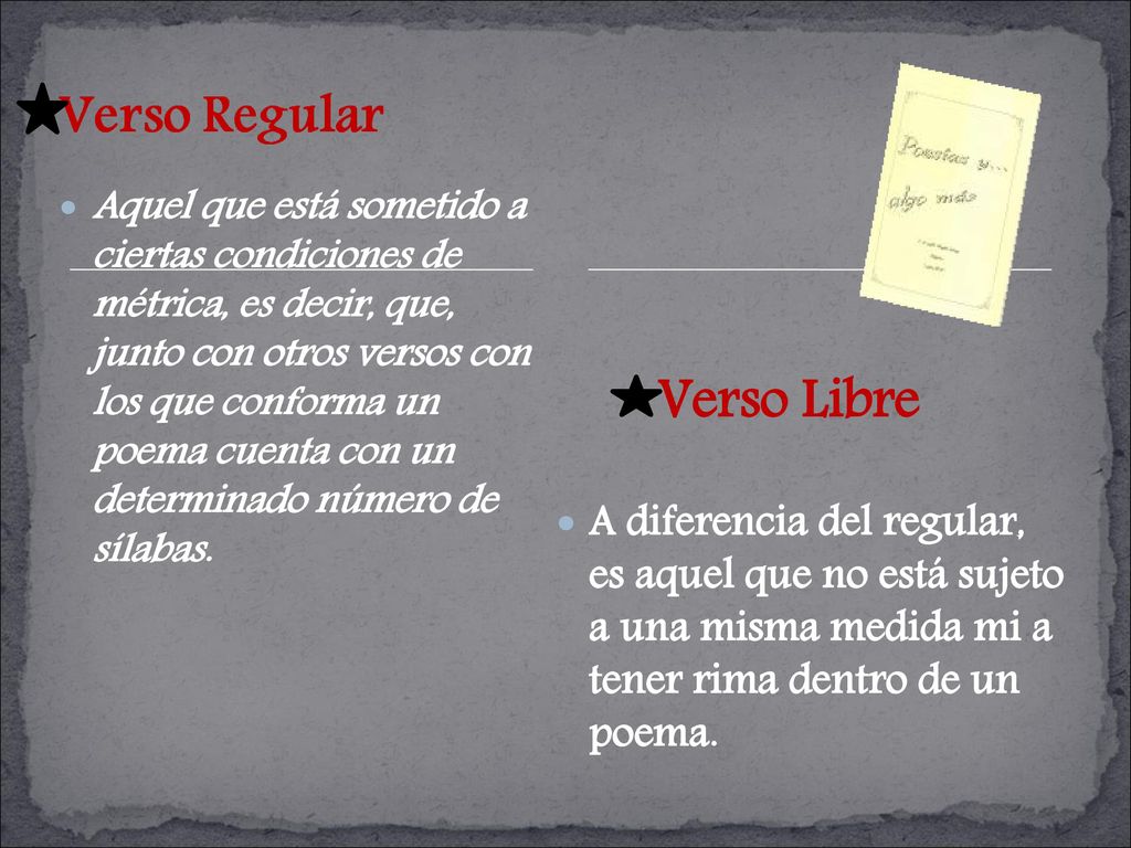 Aquel que está sometido a ciertas condiciones de métrica, es decir, que, junto con otros versos con los que conforma un poema cuenta con un determinado número de sílabas.